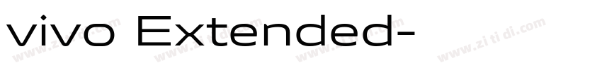 vivo Extended字体转换